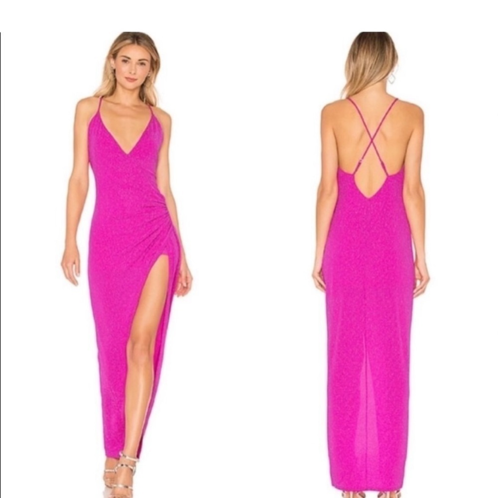 NBD HOT PINK DRESS size med